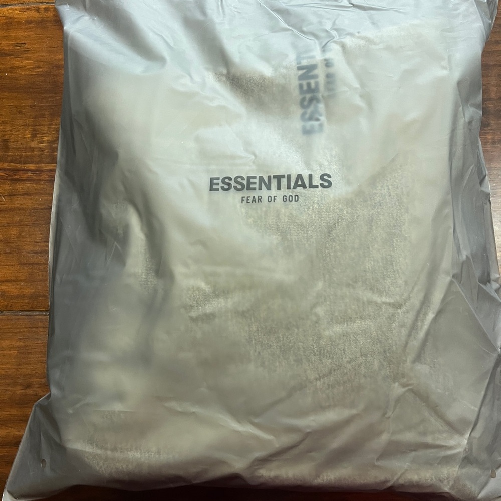Fear of God Essentials Light Gray Hoodie